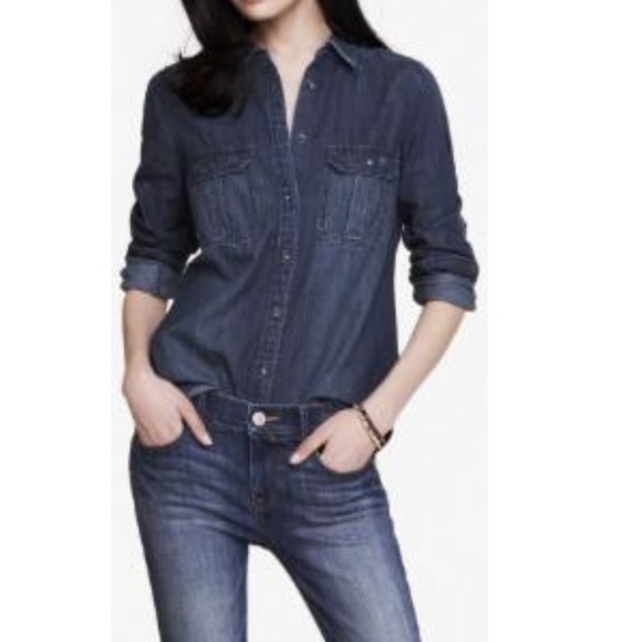 express denim shirt